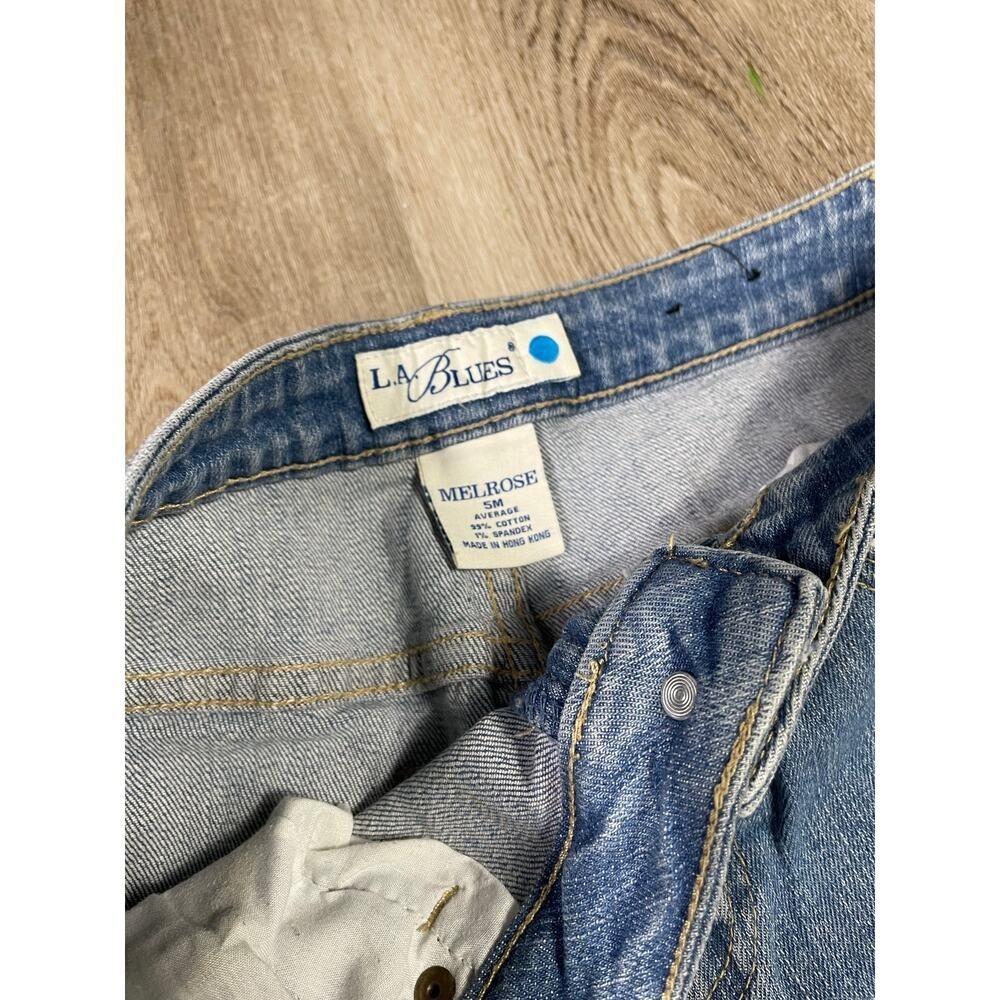L.A. Blues Melrose Vintage Bootcut Jeans‎ Women's 5M Made in Hong Kong Y2K Denim - Picture 9 of 12
